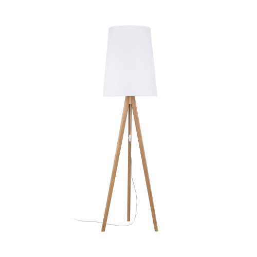 WALZ WHITE Lampa podłogowa 1 PŁ FSC 100%, SA-COC-006060 5047 TK Lighting Sosna Biały