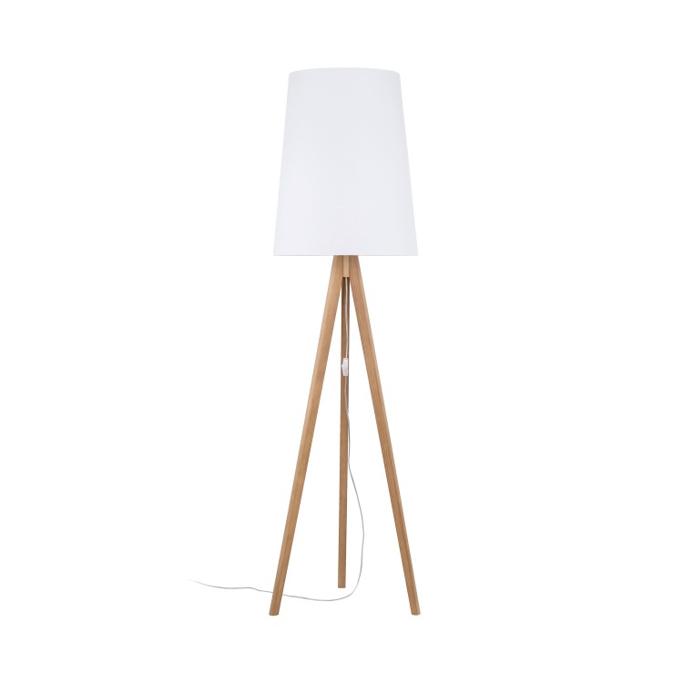 WALZ WHITE Lampa podłogowa 1 PŁ FSC 100%, SA-COC-006060 5047 TK Lighting Sosna Biały
