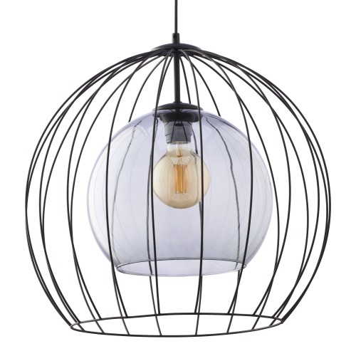 UNIVERSO BLACK 500 Lampa wisząca 1 2552 TK Lighting Czarny Grafitowy, Czarny