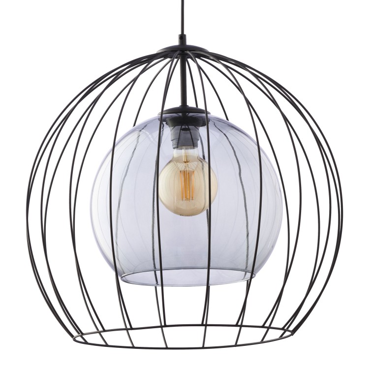 UNIVERSO BLACK 500 Lampa wisząca 1 2552 TK Lighting Czarny Grafitowy, Czarny