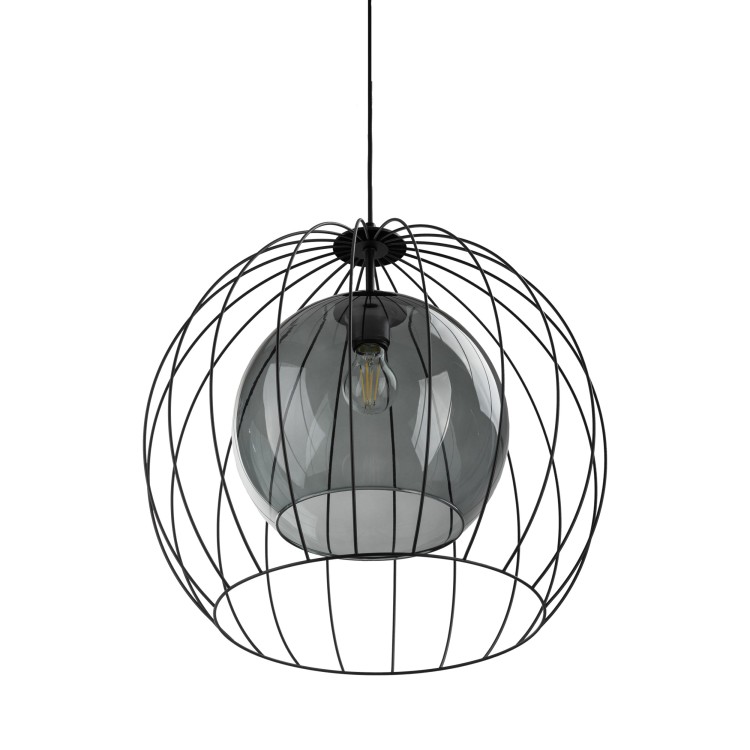 UNIVERSO BLACK 500 Lampa wisząca 1 2552 TK Lighting Czarny Grafitowy, Czarny