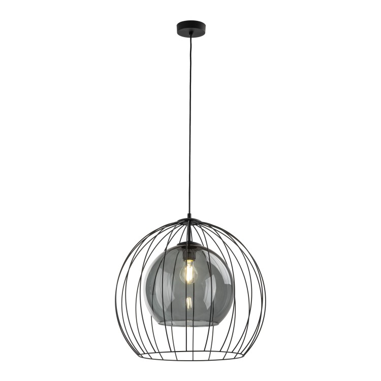UNIVERSO BLACK 500 Lampa wisząca 1 2552 TK Lighting Czarny Grafitowy, Czarny