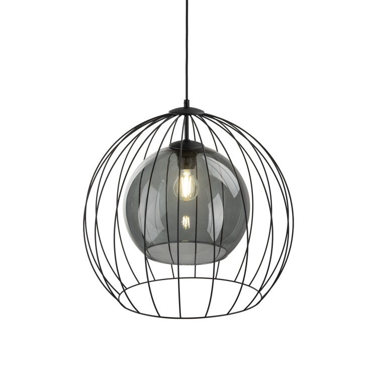 UNIVERSO BLACK 500 Lampa wisząca 1 2552 TK Lighting Czarny Grafitowy, Czarny