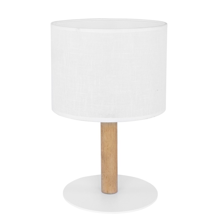 DEVA WHITE Lampka nocna 1 PŁ FSC 100%, SA-COC-006060 5217 TK Lighting Biały, Sosna Biały