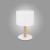 DEVA WHITE Lampka nocna 1 PŁ FSC 100%, SA-COC-006060 5217 TK Lighting Biały, Sosna Biały