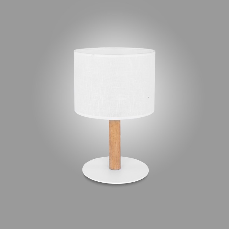 DEVA WHITE Lampka nocna 1 PŁ FSC 100%, SA-COC-006060 5217 TK Lighting Biały, Sosna Biały