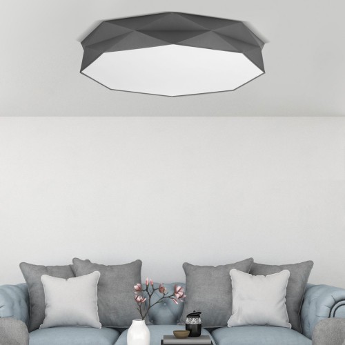 KANTOOR GRAY Lampa sufitowa 6 780 4223 TK Lighting Biały Grafitowy, Biały