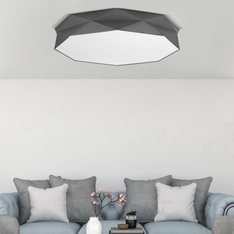 KANTOOR GRAY Lampa sufitowa 6 780 4223 TK Lighting Biały Grafitowy, Biały