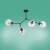 FAIRY Lampa sufitowa 4 PŁ CZARNA 2730 TK Lighting Czarny Grafitowy