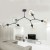 FAIRY Lampa sufitowa 6 PŁ CZARNA 2731 TK Lighting Czarny Grafitowy