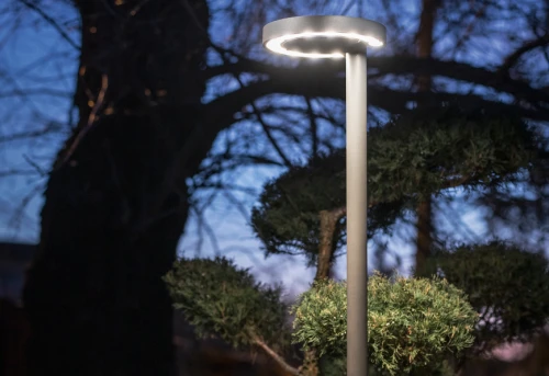 Lampa zewnętrzna Latarnia stojąca POLE LED I 9185 NOWODVORSKI Lighting 20W nowoczesna oprawa oświetleniowa ogrodowa parkingowa parkowa uliczna chodnikowa do alejki masztowa grafitowa szara pojedyncza Inspiracje Premium