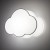CLOUD WHITE Lampa sufitowa MINI 2 4228 TK Lighting Biały Biały