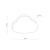CLOUD WHITE Lampa sufitowa MINI 2 4228 TK Lighting Biały Biały