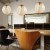 SOL AMBER Lampa wisząca 1 PŁ 4261 TK Lighting Złoty, Czarny Bursztynowy