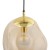 SOL AMBER Lampa wisząca 1 PŁ 4261 TK Lighting Złoty, Czarny Bursztynowy