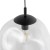 SOL TRANSPARENT Lampa wisząca 1 PŁ 4262 TK Lighting Czarny Transparentny
