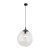 SOL TRANSPARENT Lampa wisząca 1 PŁ 4262 TK Lighting Czarny Transparentny