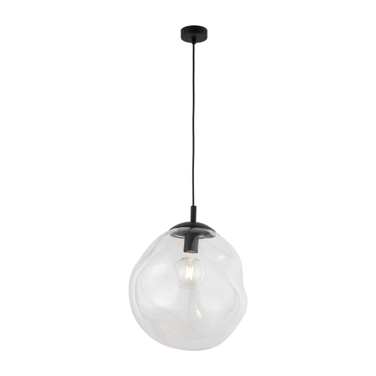 SOL TRANSPARENT Lampa wisząca 1 PŁ 4262 TK Lighting Czarny Transparentny
