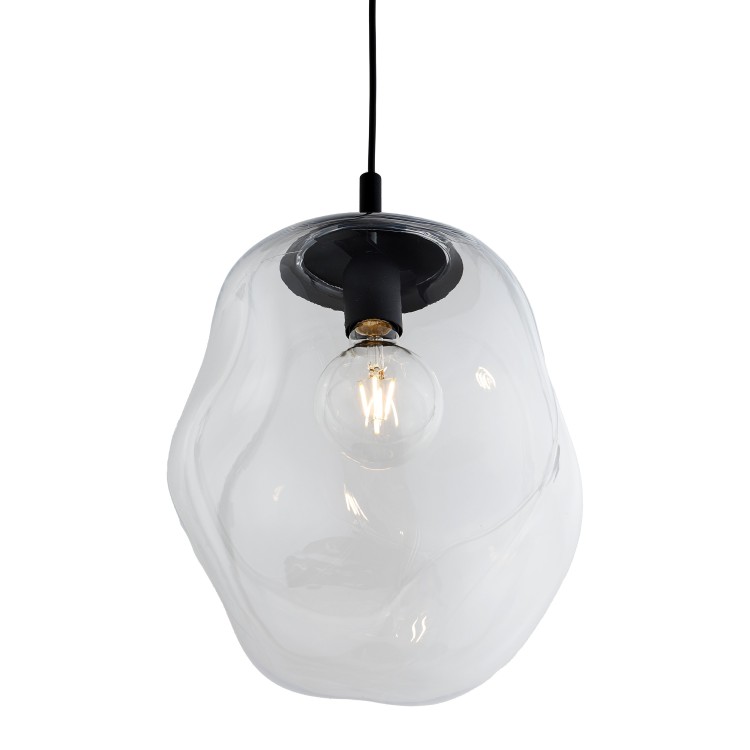 SOL TRANSPARENT Lampa wisząca 1 PŁ 4262 TK Lighting Czarny Transparentny