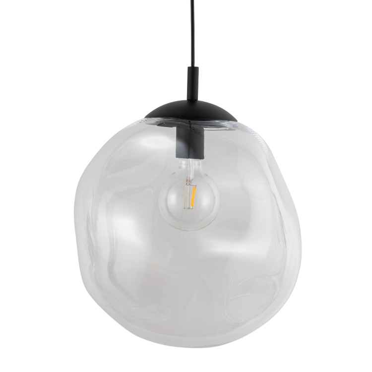 SOL TRANSPARENT Lampa wisząca 1 PŁ 4262 TK Lighting Czarny Transparentny