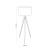 TREVISO BLACK Lampa podłogowa 1 PŁ FSC 100%, SA-COC-006060 5039 TK Lighting Sosna Czarny