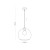CUBUS GRAPHITE Lampa wisząca 1 4292 TK Lighting Czarny Grafitowy