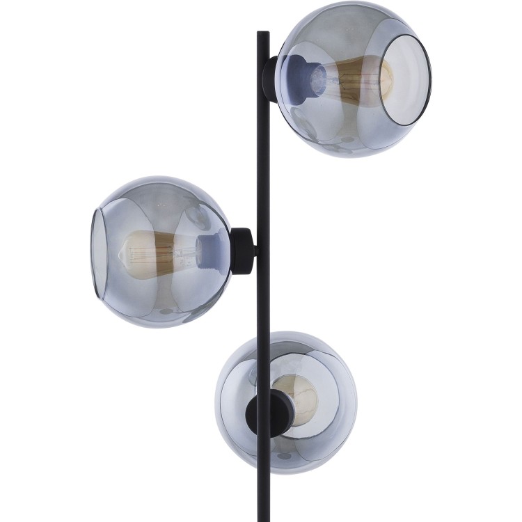 CUBUS GRAPHITE Lampa podłogowa 3 PŁ 5239 TK Lighting Czarny Grafitowy