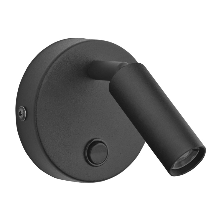 ENZO BLACK Kinkiet 1 PŁ G_9 4237 TK Lighting Czarny Czarny