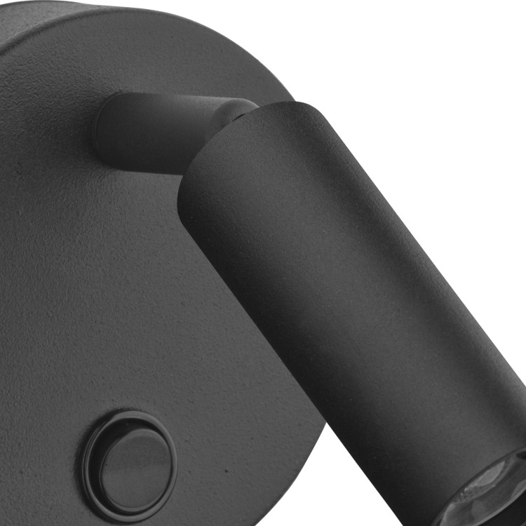ENZO BLACK Kinkiet 1 PŁ G_9 4237 TK Lighting Czarny Czarny