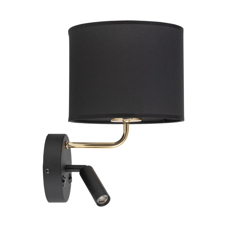 RICHI BLACK/GOLD Kinkiet 2 E27+ G9 4234 TK Lighting Złoty, Czarny Czarny