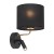 RICHI BLACK/GOLD Kinkiet 2 E27+ G9 4234 TK Lighting Złoty, Czarny Czarny