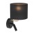 RICHI BLACK/GOLD Kinkiet 2 E27+ G9 4234 TK Lighting Złoty, Czarny Czarny