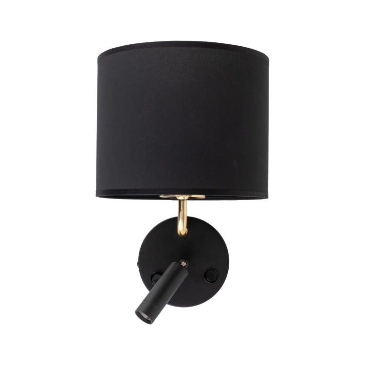 RICHI BLACK/GOLD Kinkiet 2 E27+ G9 4234 TK Lighting Złoty, Czarny Czarny