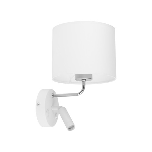 RICHI WHITE /SILVER Kinkiet 2 E27 + G9 4236 TK Lighting Biały Biały