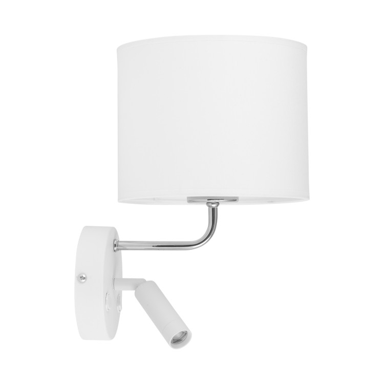 RICHI WHITE /SILVER Kinkiet 2 E27 + G9 4236 TK Lighting Biały Biały