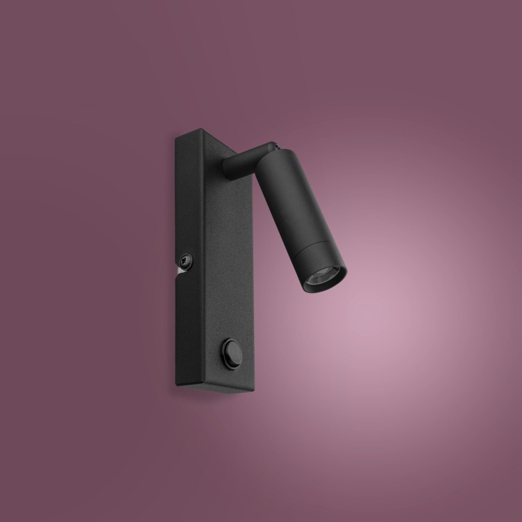 ENZO Kinkiet 1xG9 CZARNY 4484 TK Lighting Czarny