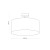 RONDO GRAPHITE Lampa sufitowa 4 400 4240 TK Lighting Czarny Grafitowy, Biały