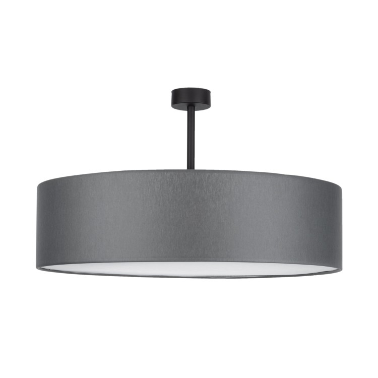 RONDO GRAPHITE Lampa sufitowa 4 600 4239 TK Lighting Czarny Grafitowy, Biały