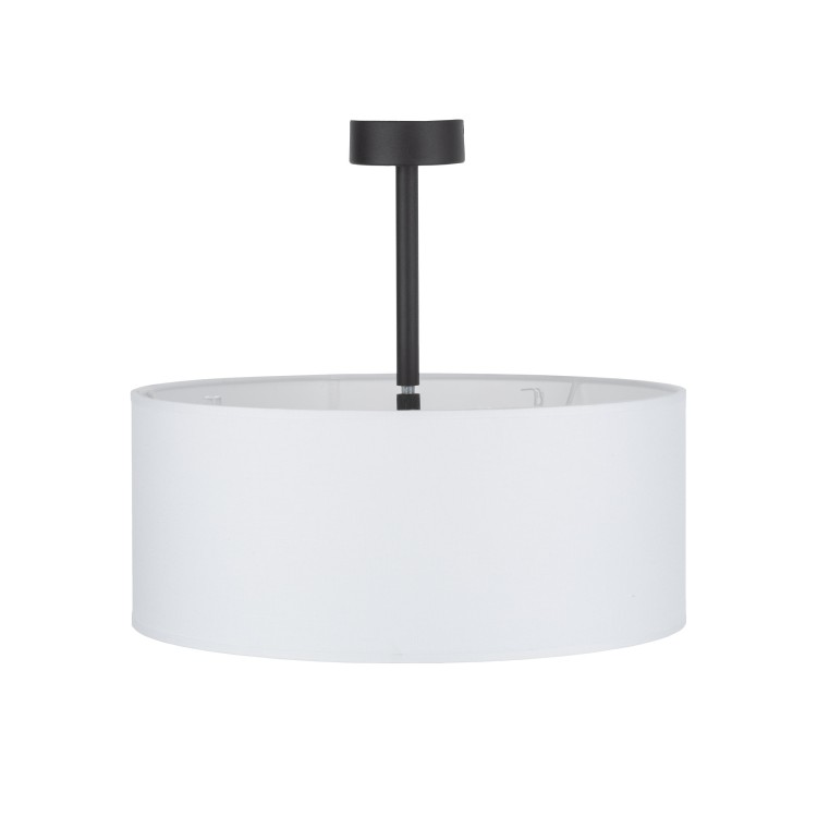 RONDO WHITE Lampa sufitowa 4 400 4243 TK Lighting Czarny Biały