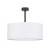 RONDO WHITE Lampa sufitowa 4 400 4243 TK Lighting Czarny Biały