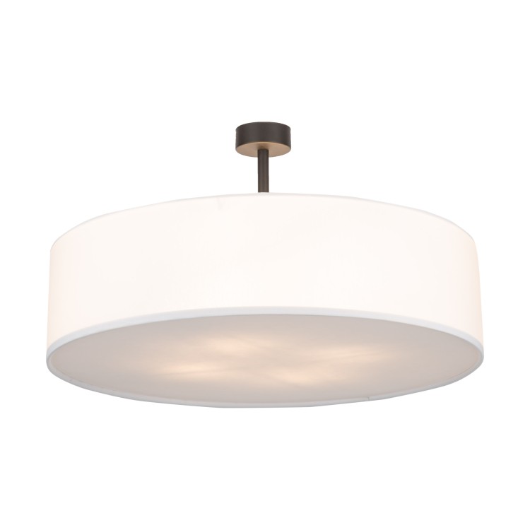 RONDO WHITE Lampa sufitowa 4 600 4242 TK Lighting Czarny Biały