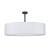 RONDO WHITE Lampa sufitowa 4 600 4242 TK Lighting Czarny Biały