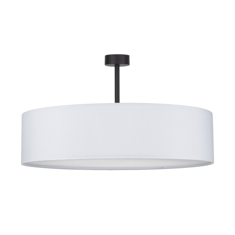 RONDO WHITE Lampa sufitowa 4 600 4242 TK Lighting Czarny Biały