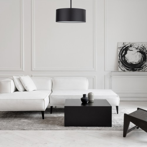 RONDO BLACK Lampa sufitowa 4 450 4246 TK Lighting Czarny Czarny, Biały