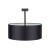 RONDO BLACK Lampa sufitowa 4 450 4246 TK Lighting Czarny Czarny, Biały
