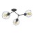 FAIRY Lampa sufitowa 3 PŁ CZARNA 4372 TK Lighting Czarny Grafitowy