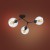 FAIRY Lampa sufitowa 3 PŁ CZARNA 4372 TK Lighting Czarny Grafitowy