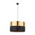 HILTON BLACK/GOLD Lampa wisząca 1 4346 TK Lighting Czarny Złoty, Czarny
