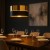 HILTON BLACK/GOLD Lampa wisząca 1 4346 TK Lighting Czarny Złoty, Czarny