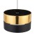 HILTON BLACK/GOLD Lampa wisząca 1 4346 TK Lighting Czarny Złoty, Czarny
